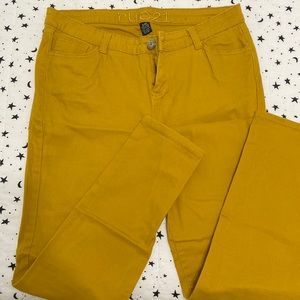 Rue 21 Mustard Skinny Pant